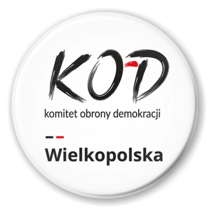 przypinka Kod Wielkopolska