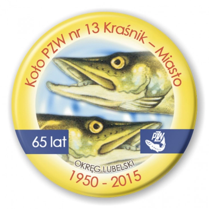 przypinka Koło PZW Nr 13 Kraśnik – Miasto