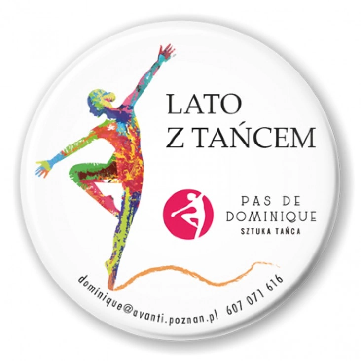 przypinka Lato z tańcem