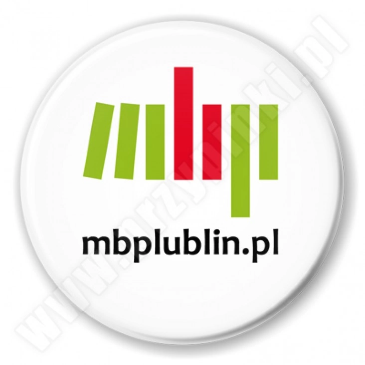 przypinka Miejska Biblioteka Publiczna w Lublinie