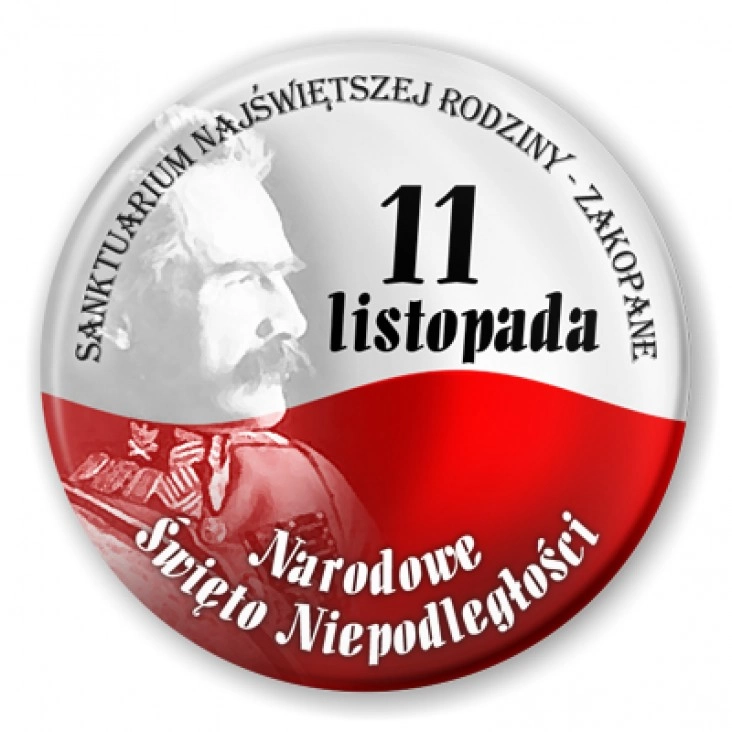 przypinka Narodowe Święto Niepodległości - Zakopane