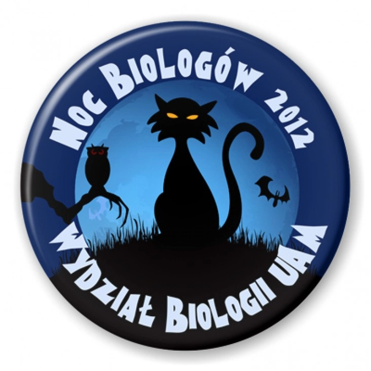 przypinka Noc Biologów 2012