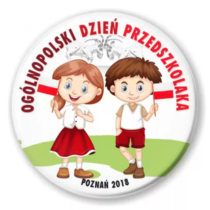 przypinka Ogólnopolski Dzień Przedszkolaka 2018