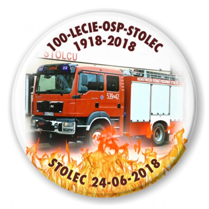 przypinka OSP Stolec