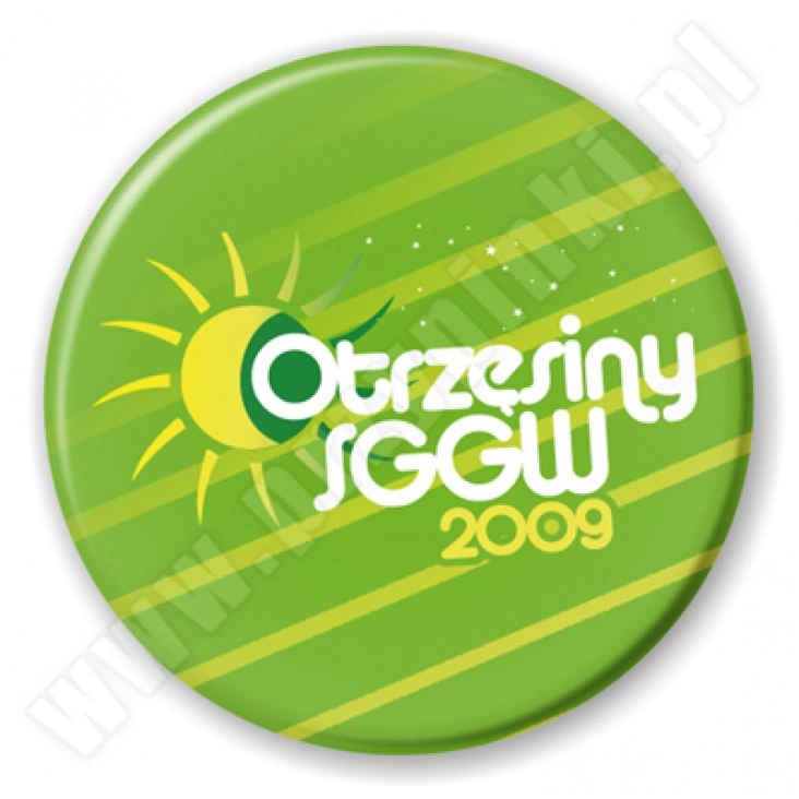 przypinka Otrzęsiny SGGW 2009