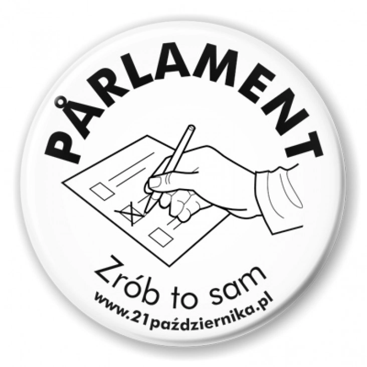przypinka Parlament