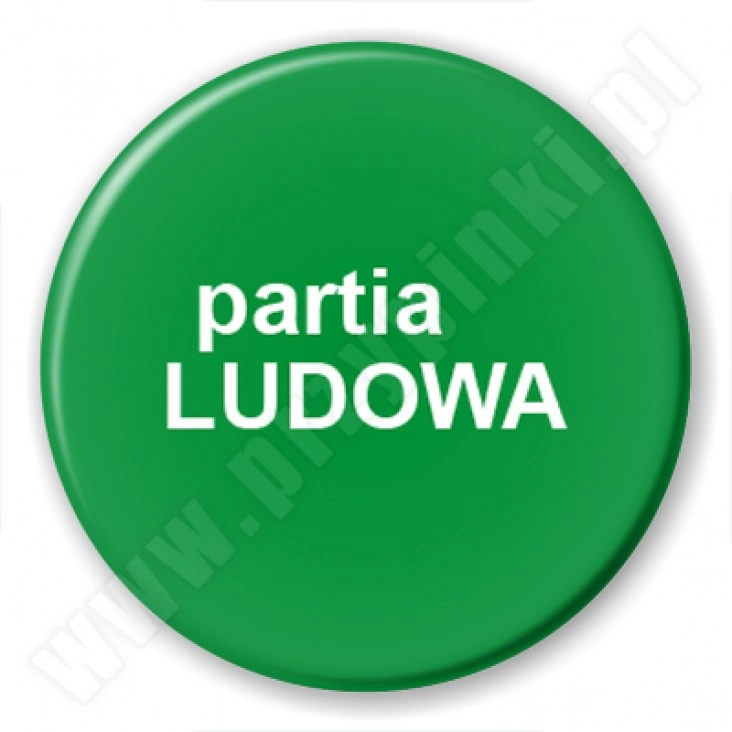 przypinka Partia ludowa