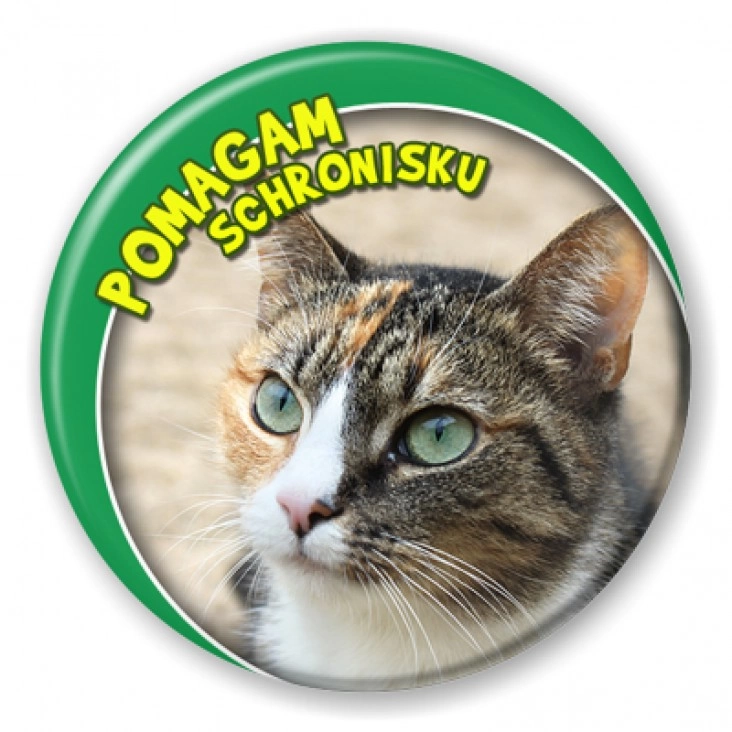 przypinka Pomagam Schronisku