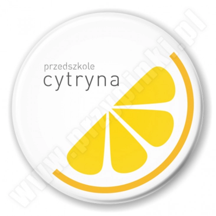 przypinka Przedszkole Cytryna
