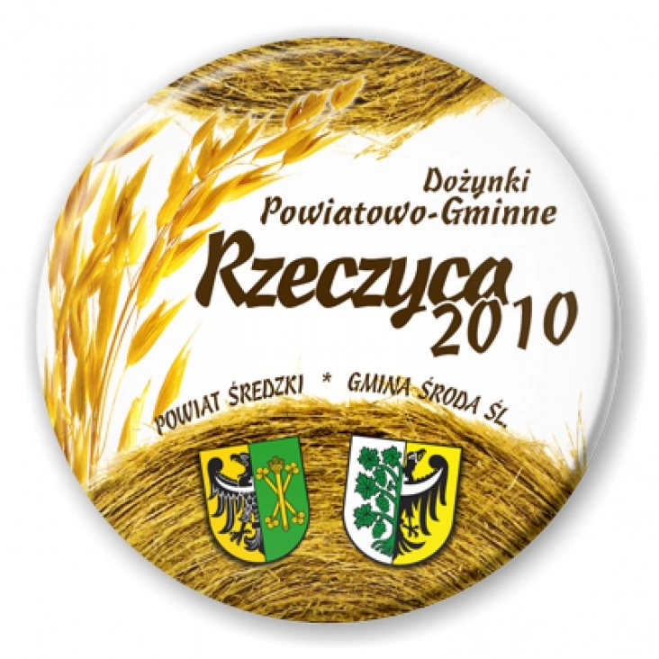 przypinka Rzeczyca - dożynki 2010