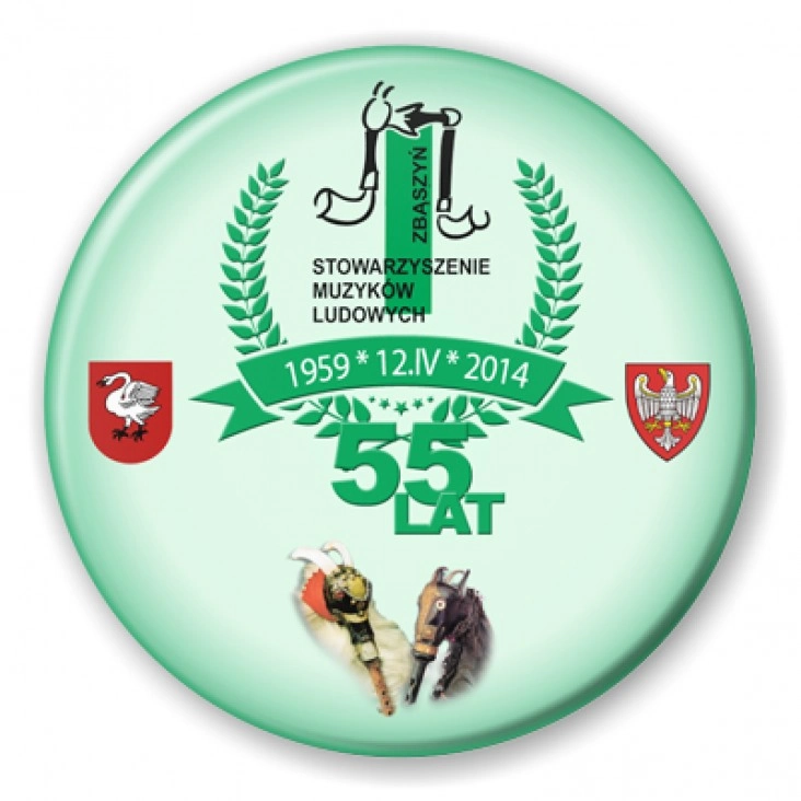 przypinka Stow. Muzyków Ludowych Zbąszyń 2014