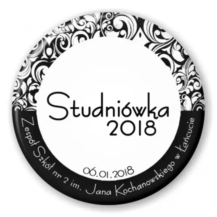 przypinka Studniówka 2018