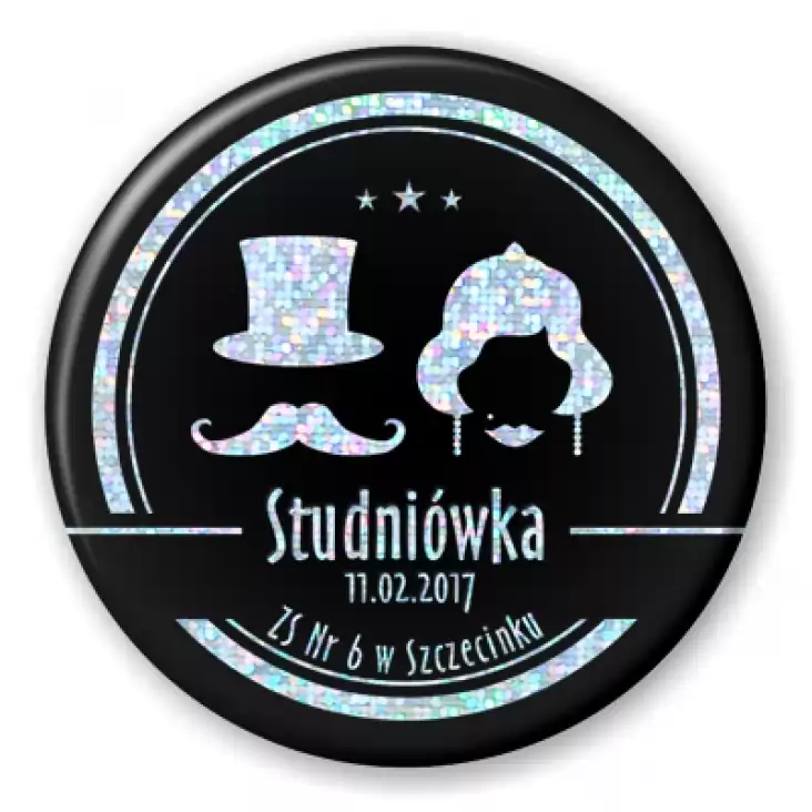 przypinka Studniówka - ZS Nr 6 w Szczecinku