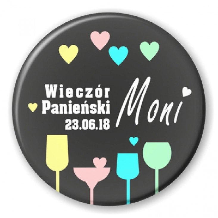 przypinka Wieczór Panieński Moni