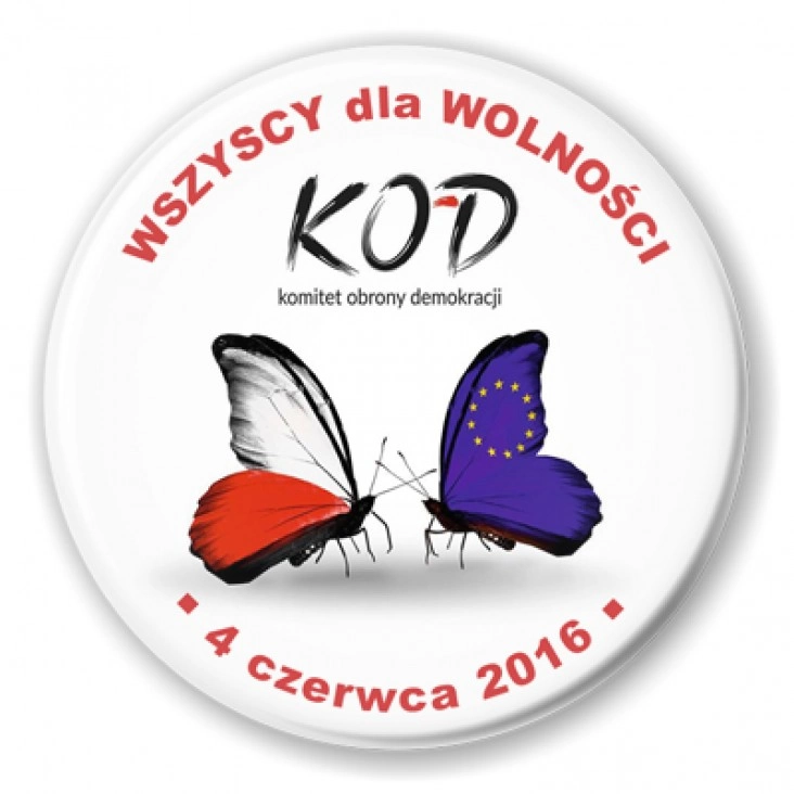 przypinka Wszyscy dla wolności