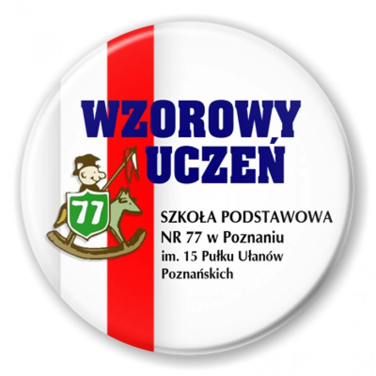 przypinka Wzorowy Uczeń