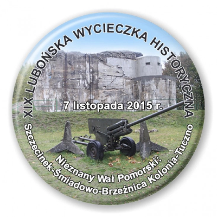 przypinka XIX Lubońska Wycieczka Historyczna 