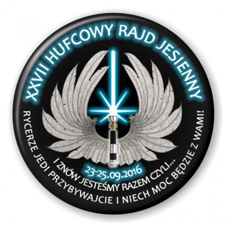 przypinka XXVII Hufcowy Rajd Jesienny