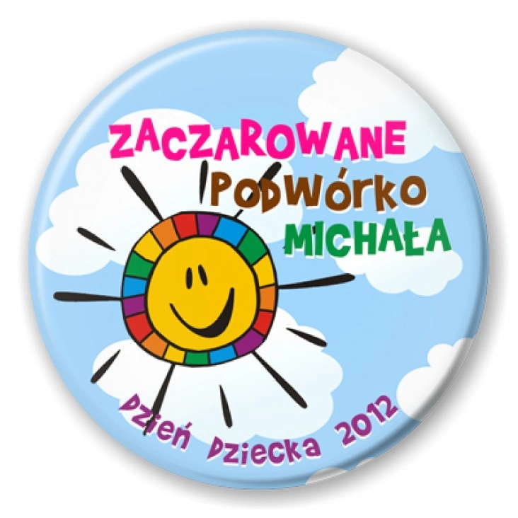 przypinka Zaczarowane Podwórko Michała