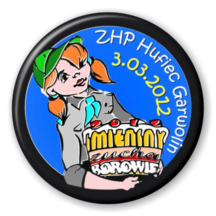 przypinka Zhp Hufiec Garwolin
