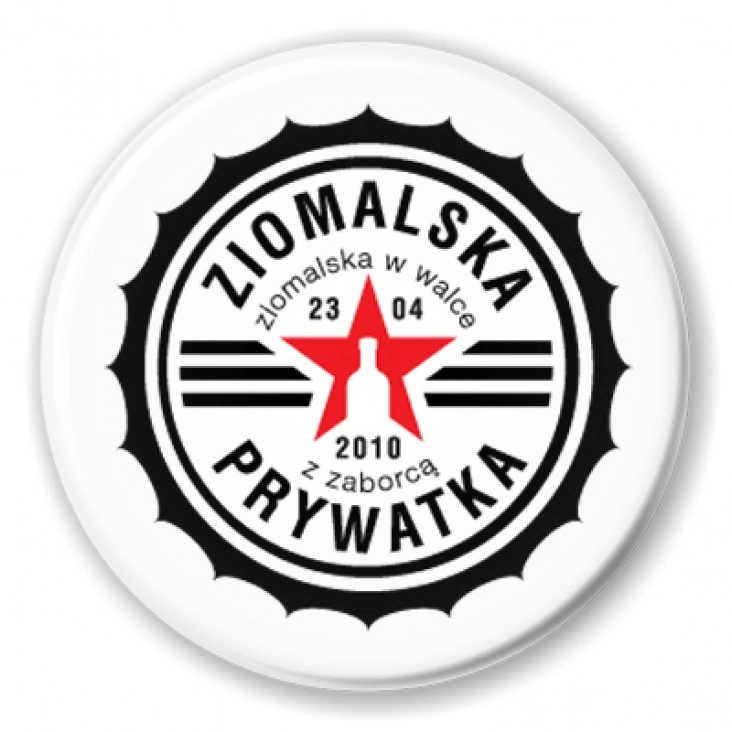 przypinka Ziomalska prywatka