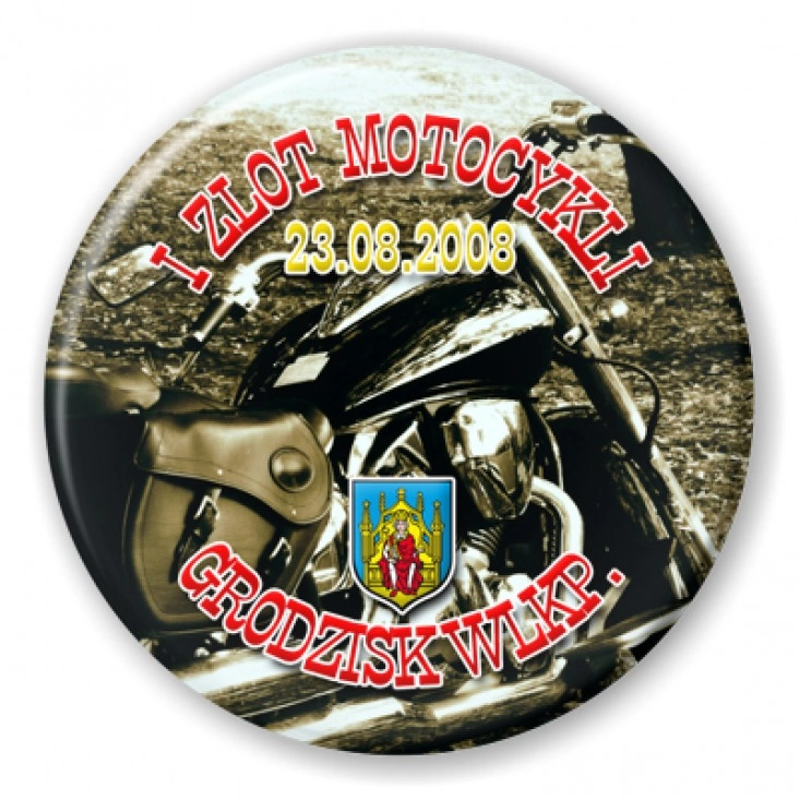 przypinka Zlot Motocykli Grodzisk Wlkp.