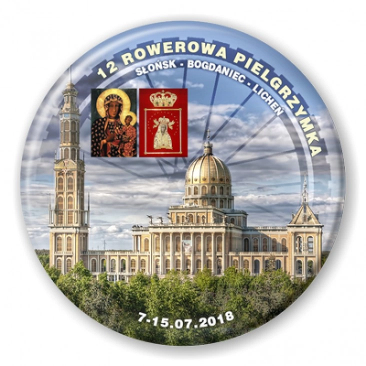 przypinka 12 Rowerowa Pielgrzymka