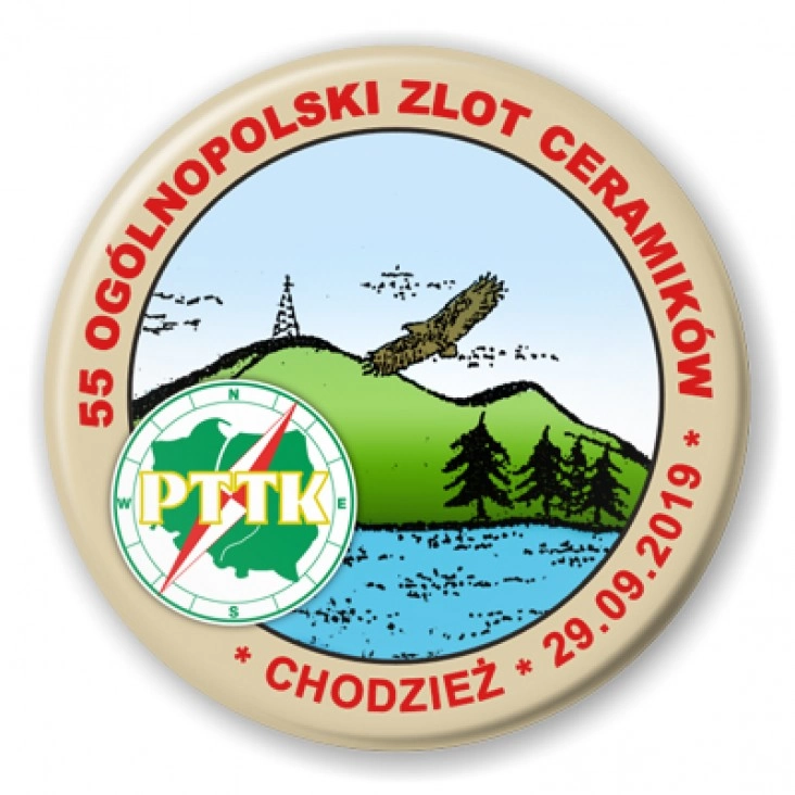 przypinka 55. Ogólnopolski Zlot Ceramików