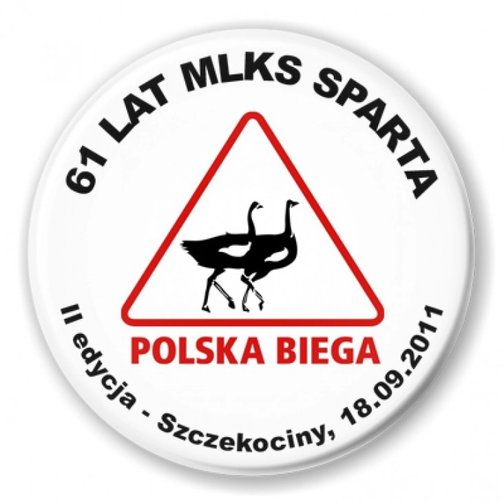 przypinka 61 lat MLKS SPARTA