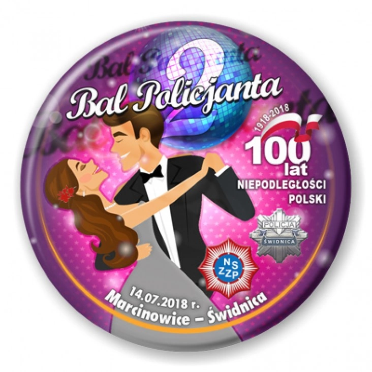 przypinka Bal Policjanta 2018