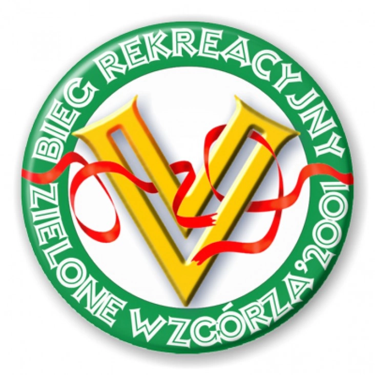 przypinka Bieg rekreacyjny Zielone Wzgórza 2001