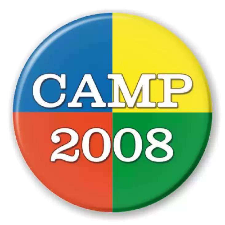 przypinka Camp 2008