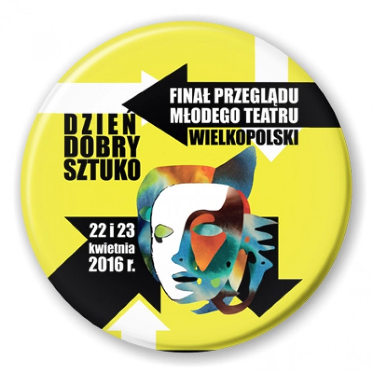 przypinka Dzień Dobry Sztuko Suchy Las