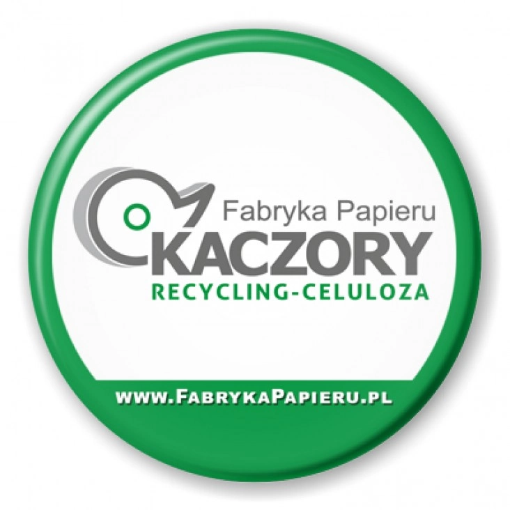 przypinka Fabryka Papieru Kaczory