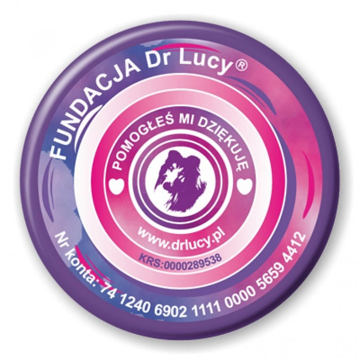 przypinka Fundacja Dr Lucy