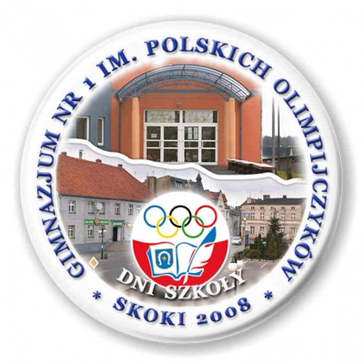 przypinka Gimnazjum Skoki  - Dni Szkoły