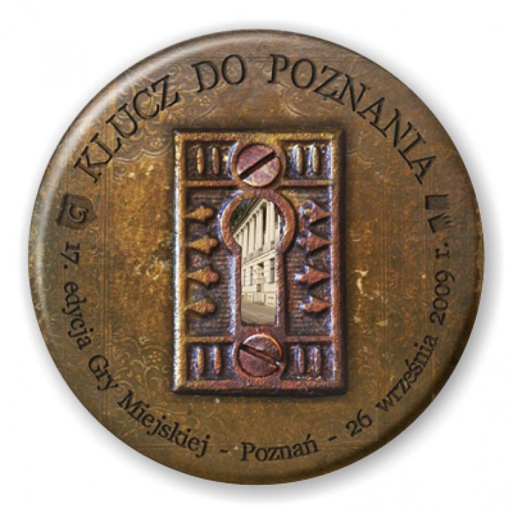 przypinka Gra Miejska Poznań