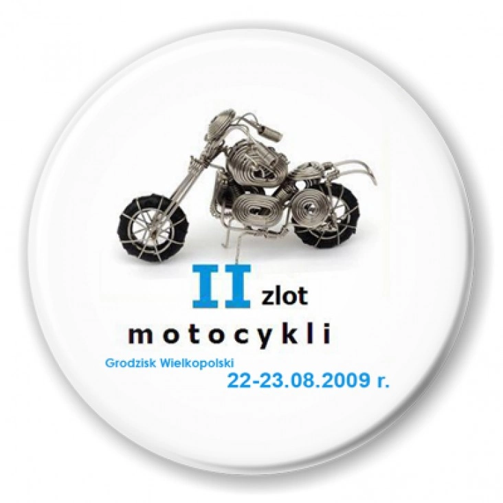 przypinka II Zlot Motocykli