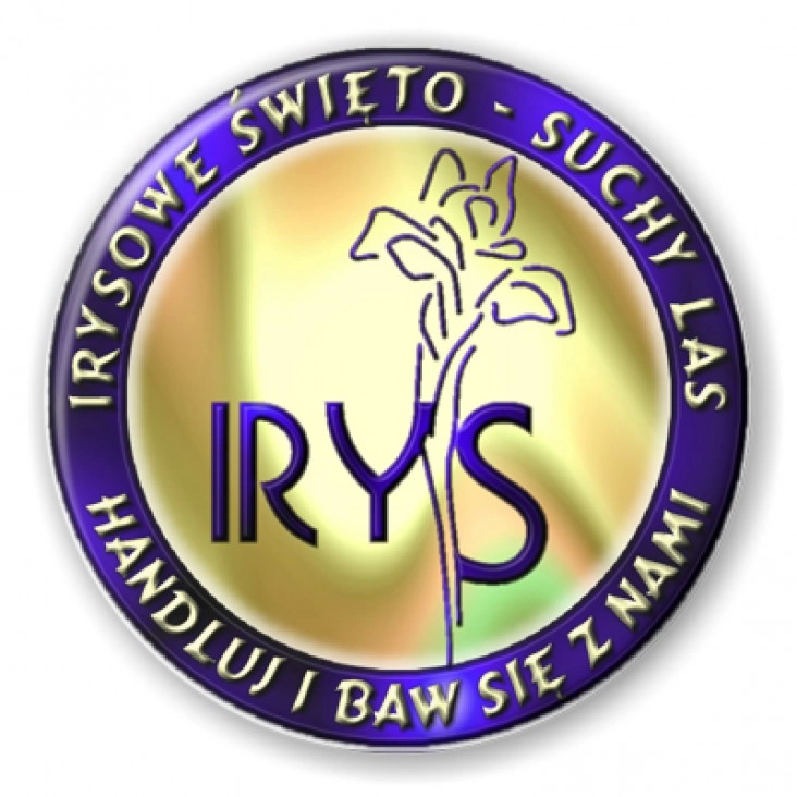 przypinka Irysowe Święto - Suchy Las 