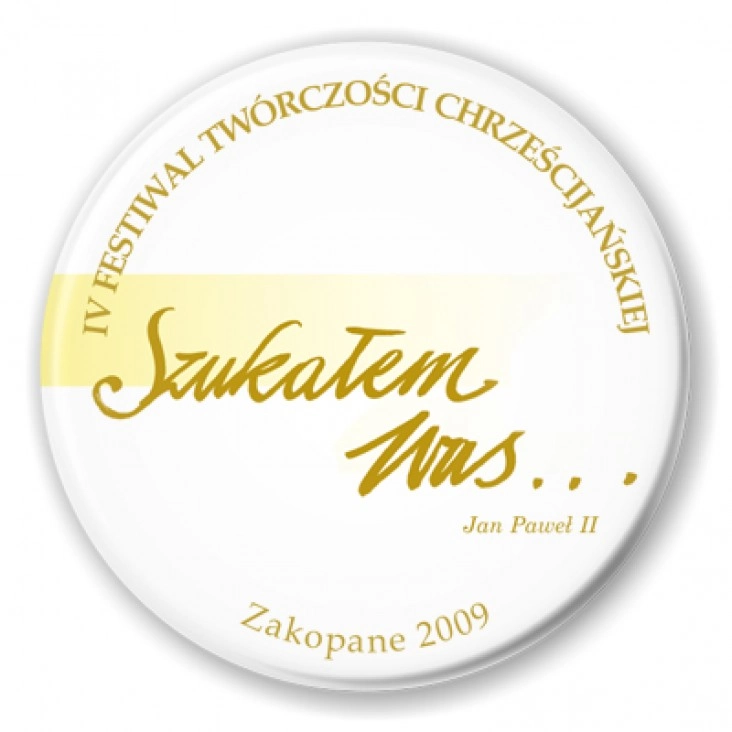 przypinka IV Festiwal Twórczości Chrześcijańskiej