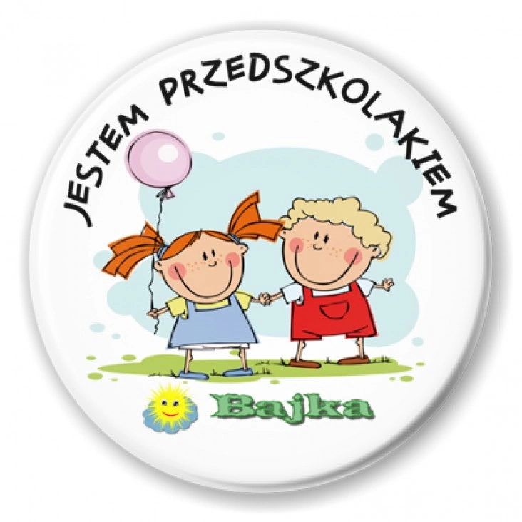 przypinka Jestem Przedszkolakiem