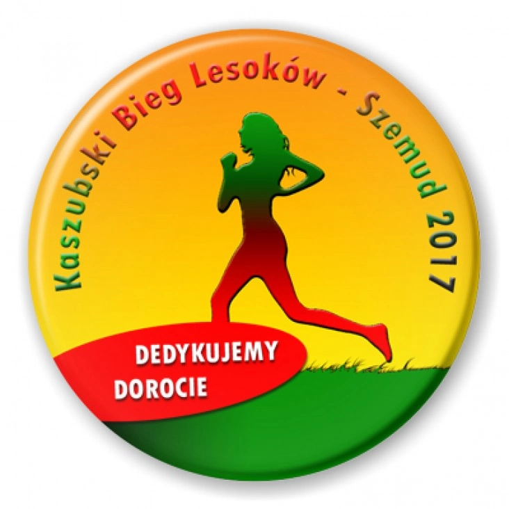 przypinka Kaszubski Bieg Lesoków
