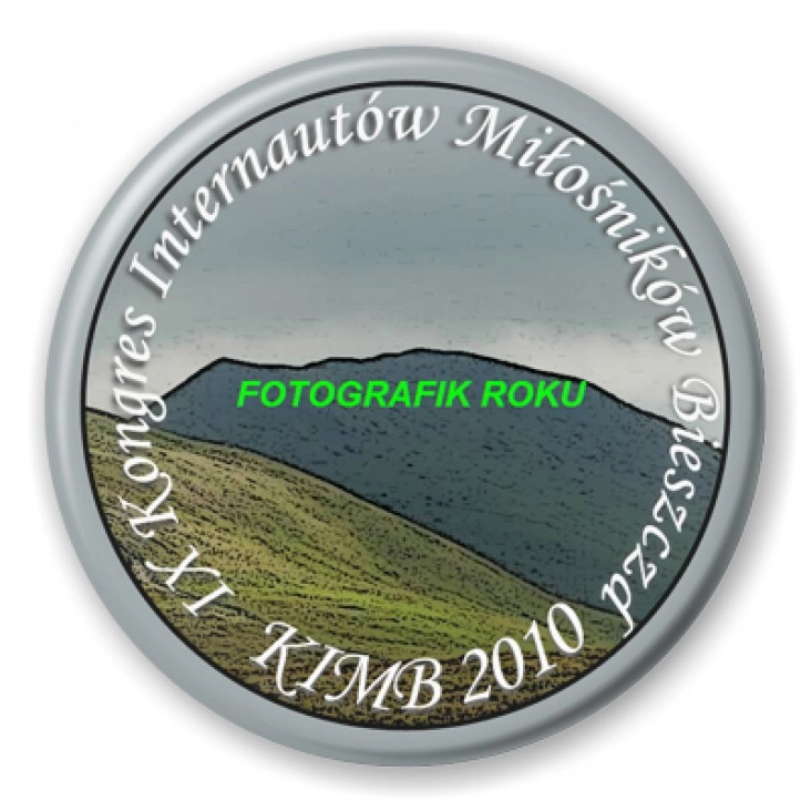 przypinka KIMB 2010 - fotografik roku