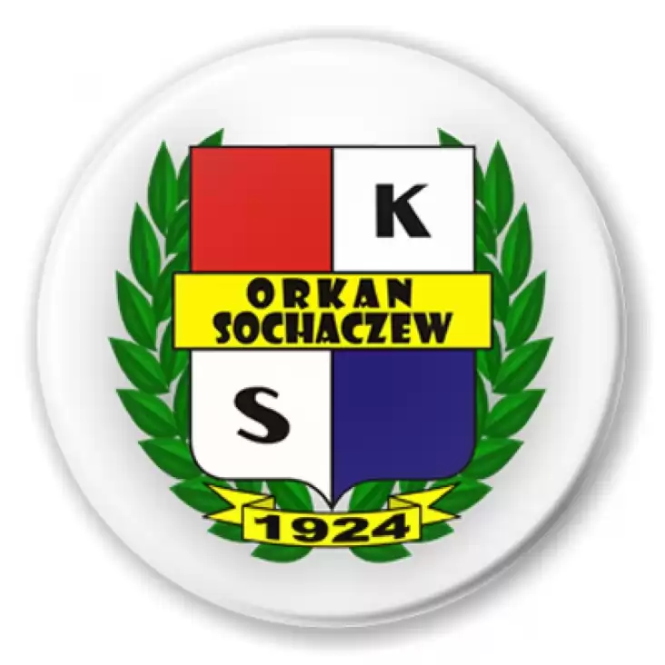 przypinka KS Orkan Sochaczew