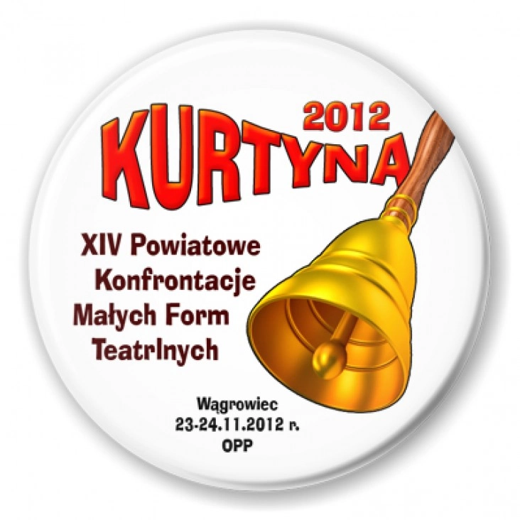 przypinka Kurtyna 2012