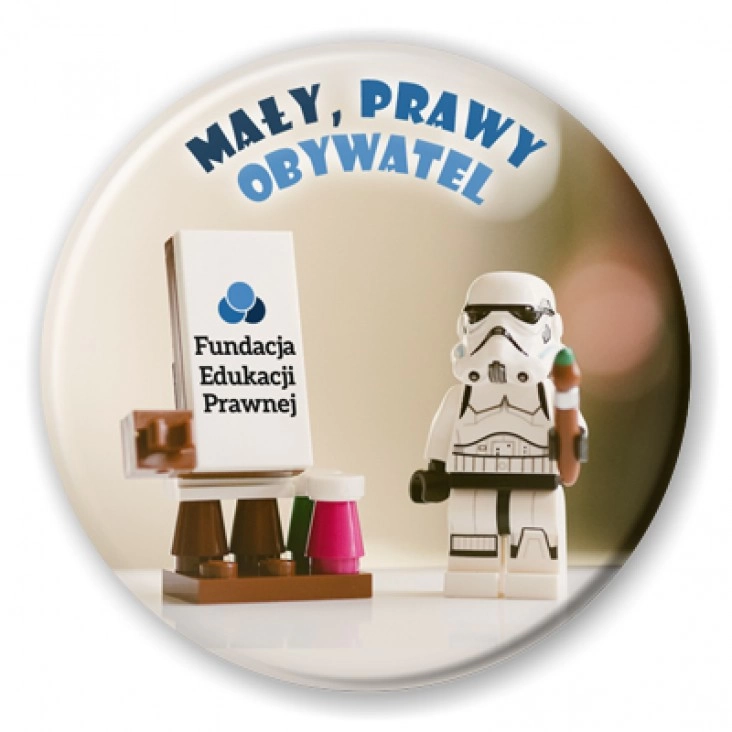 przypinka Mały, prawy obywatel