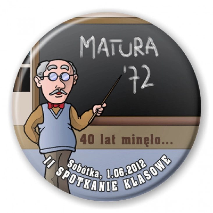 przypinka Matura `72