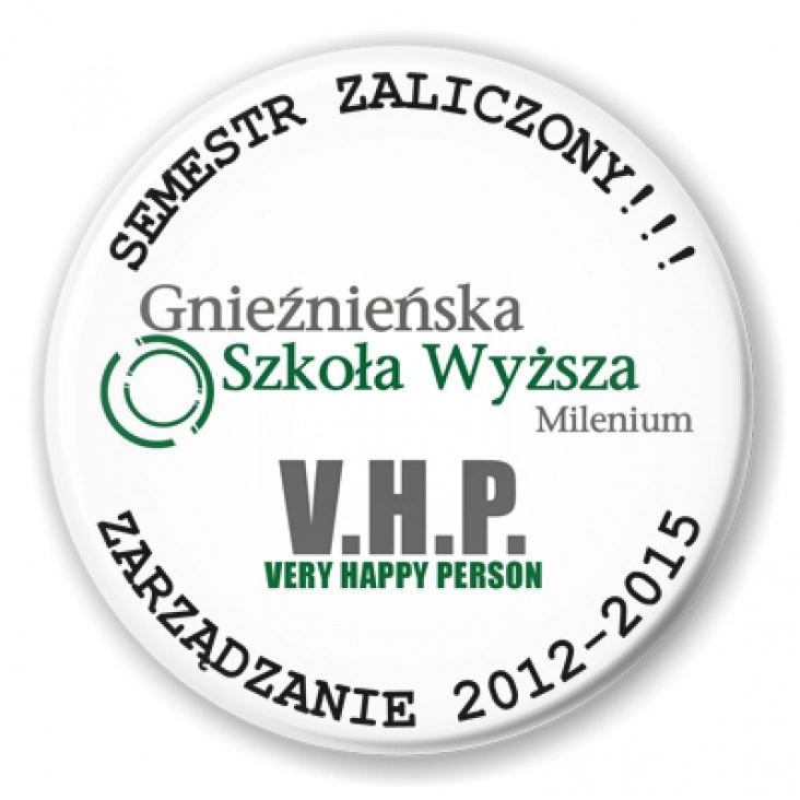 przypinka Milenium - V.H.P.