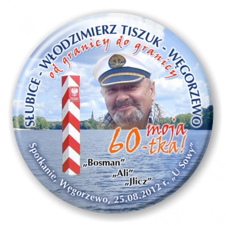 przypinka moja 60-tka!