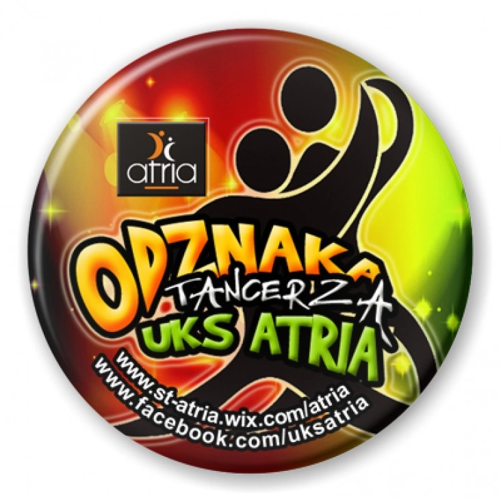 przypinka Odznaka Tancerza UKS Atria